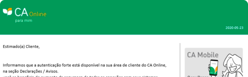 Última tentativa de pishing